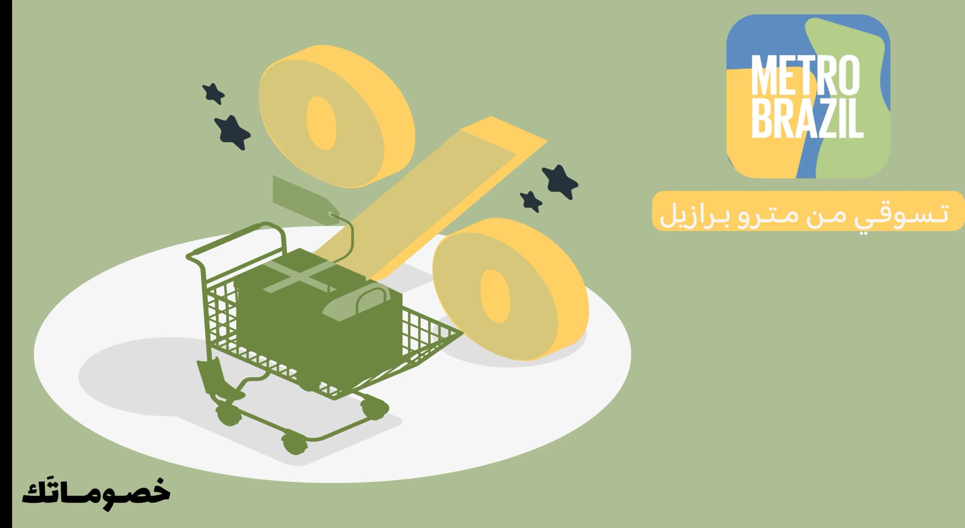 أفضل طريقة لشراء منتجات مترو برازيل والاستفادة من كود الخصم على السلة